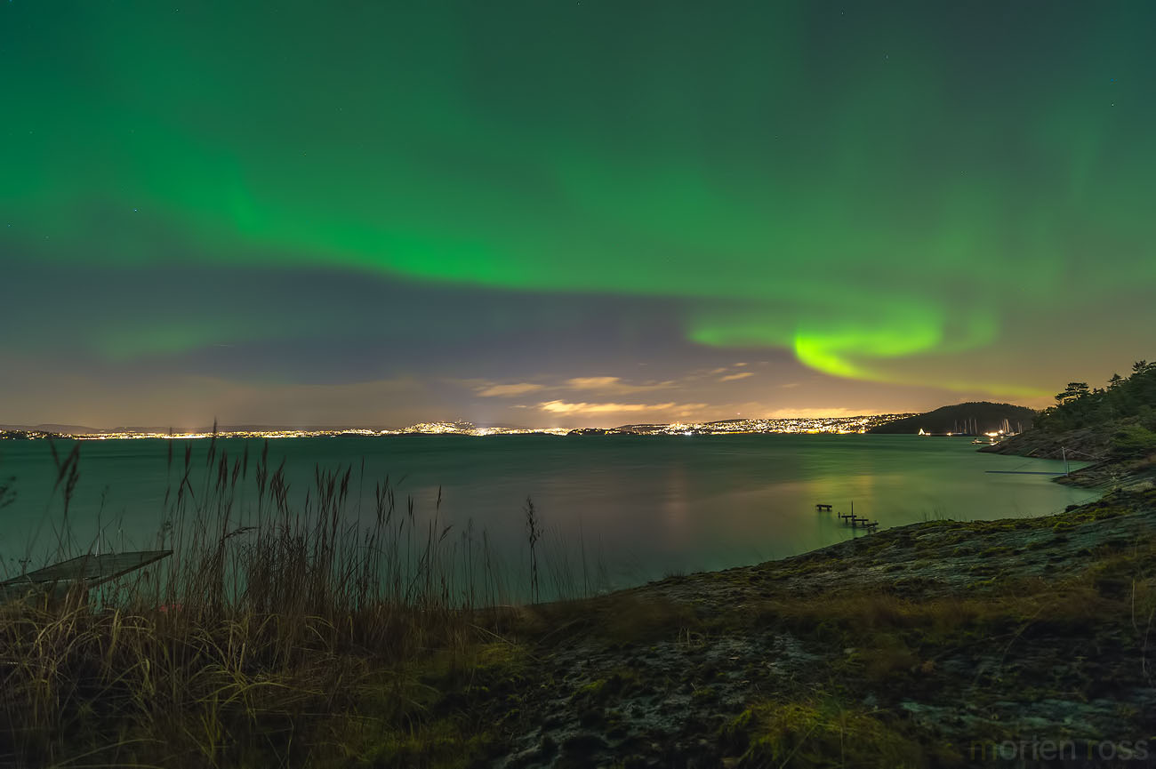 Northern Lights (Aurora Borealis) over Oslo